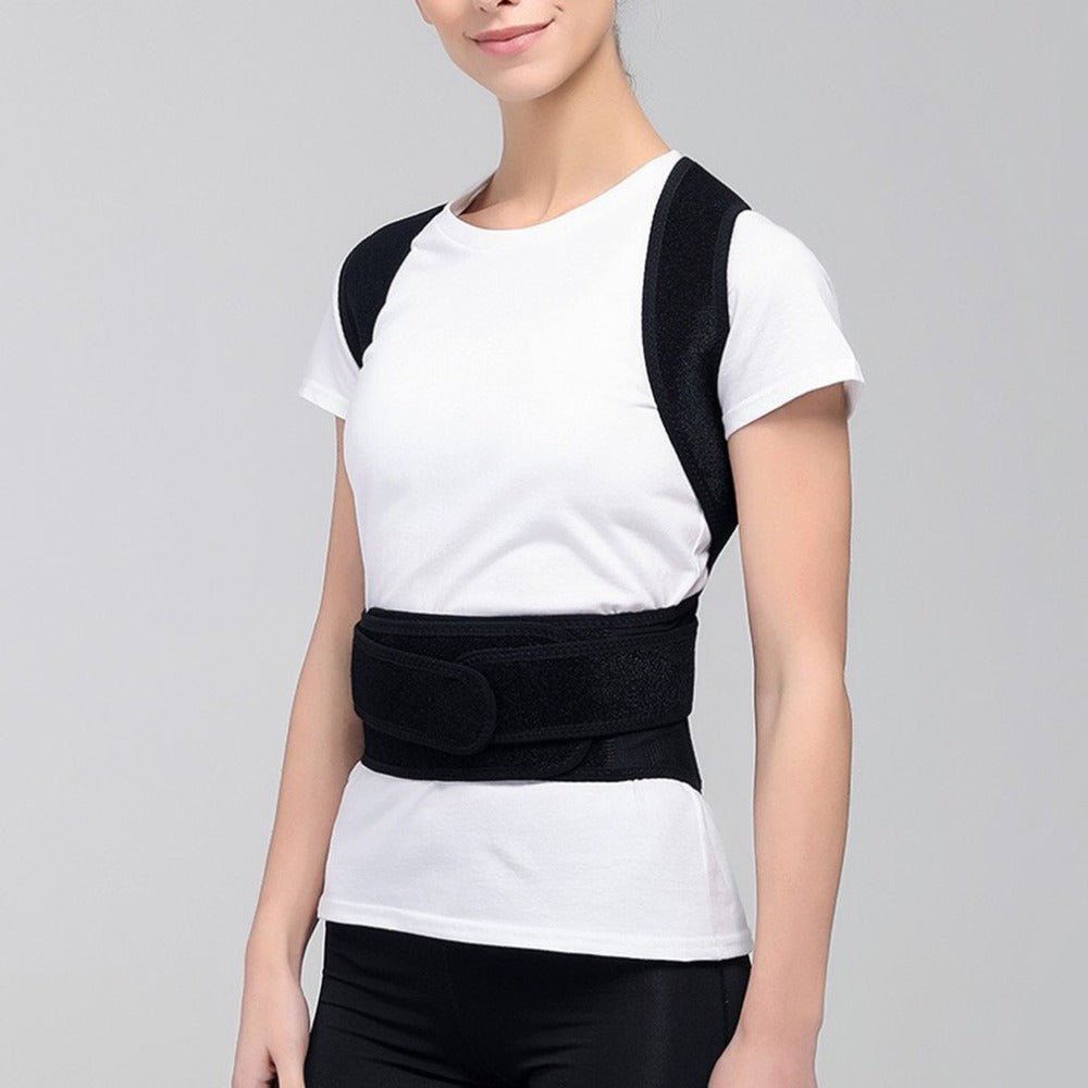 Adjustable Posture Corrector — Back Straightener & Spine Support Brace - OneStore-gym acessories