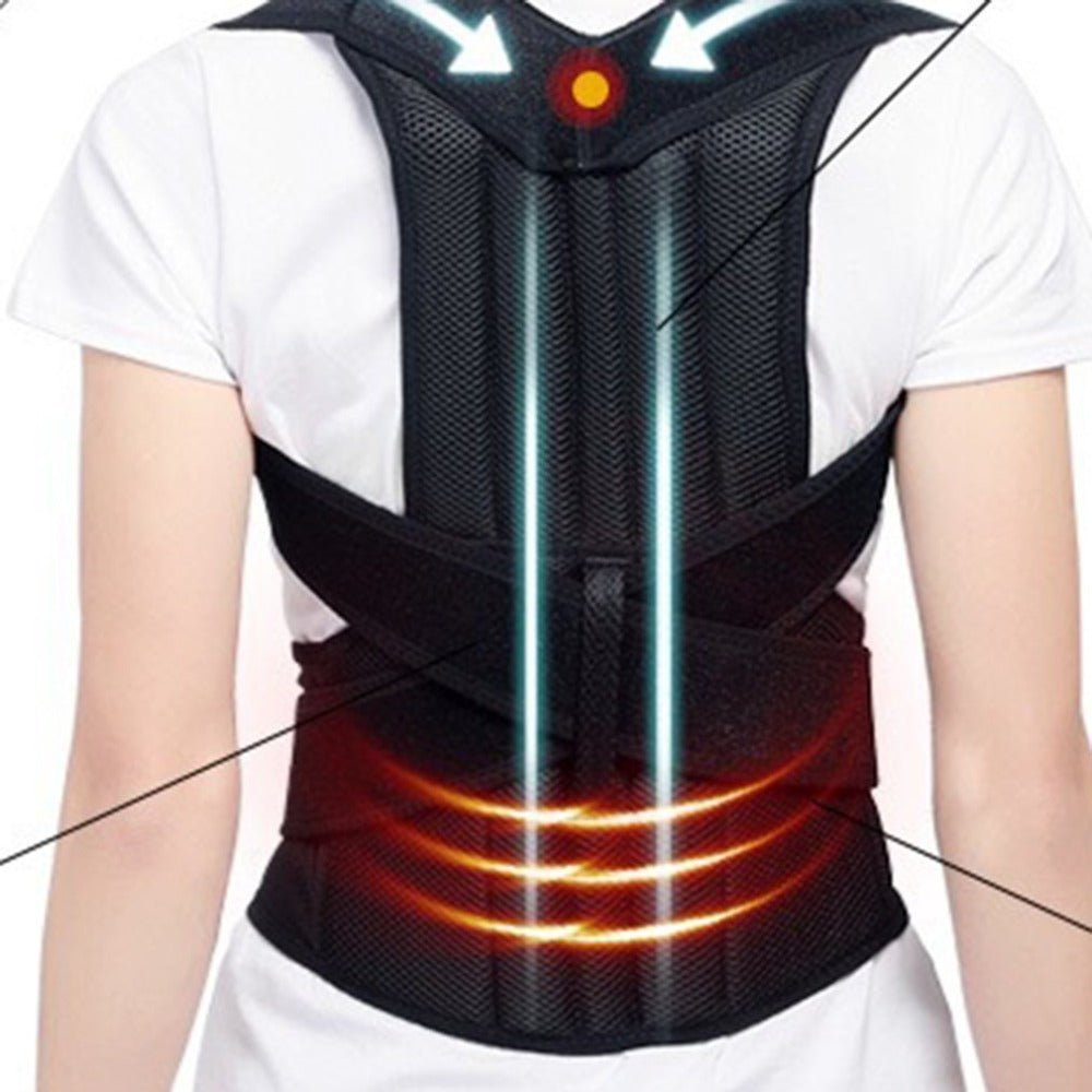 Adjustable Posture Corrector — Back Straightener & Spine Support Brace - OneStore-gym acessories