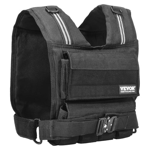 Adjustable Weighted Vest 35 lb — Iron Weight Set with Shoulder Pads - OneStore-Gym Accessories