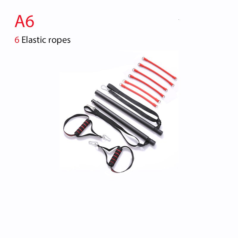 Body Workout Trainer Bar with Resistance Bands Rubber Buckles - OneStore-Home page