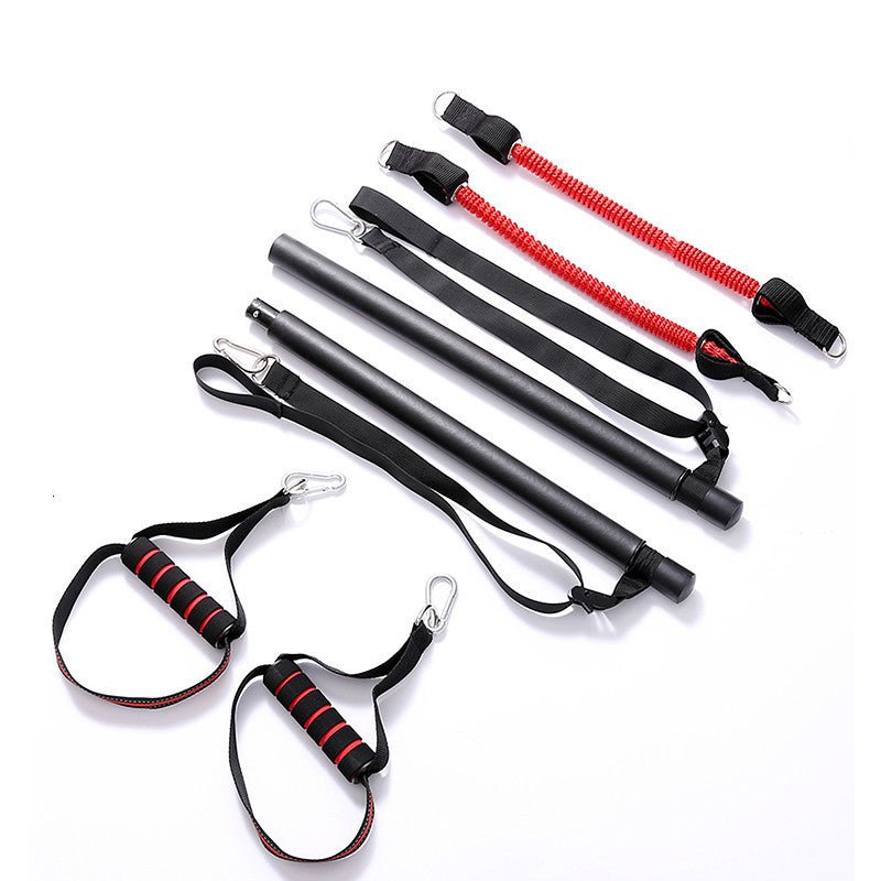 Body Workout Trainer Bar with Resistance Bands Rubber Buckles - OneStore-Home page