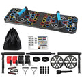 Multifunctional Push Up Board Home Strength Training Equipment With 15 Fitness Accessories Pilates Bar Resistance Band Roller Wheel Full Body Workout Home Gym Equipment - OneStore-Electronics and Accessories example prod