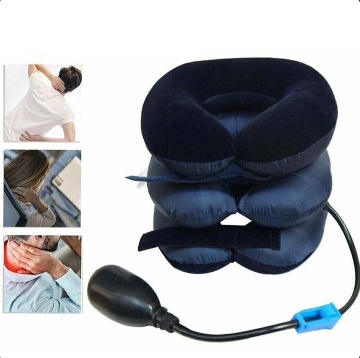 Neck Traction Device — Inflatable Cervical Collar for Neck Pain Relief - One Stores Hub-Gym Accessories