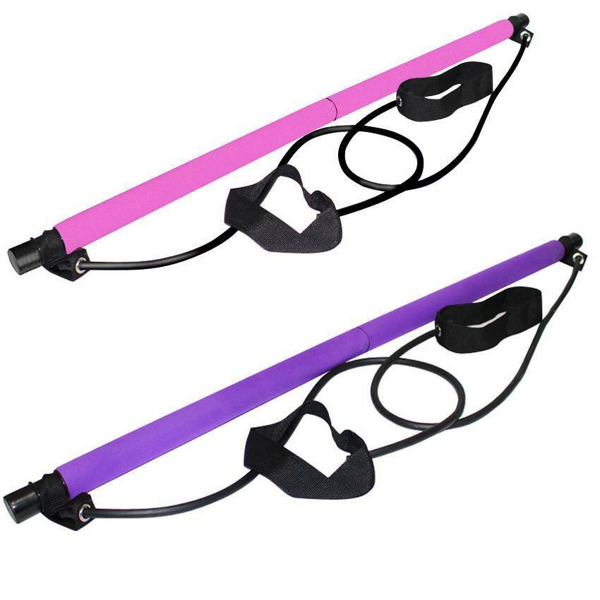 Pilates Stick Home Fitness Exercise For Women Foot Pedal Resistance Band - OneStore-Home page