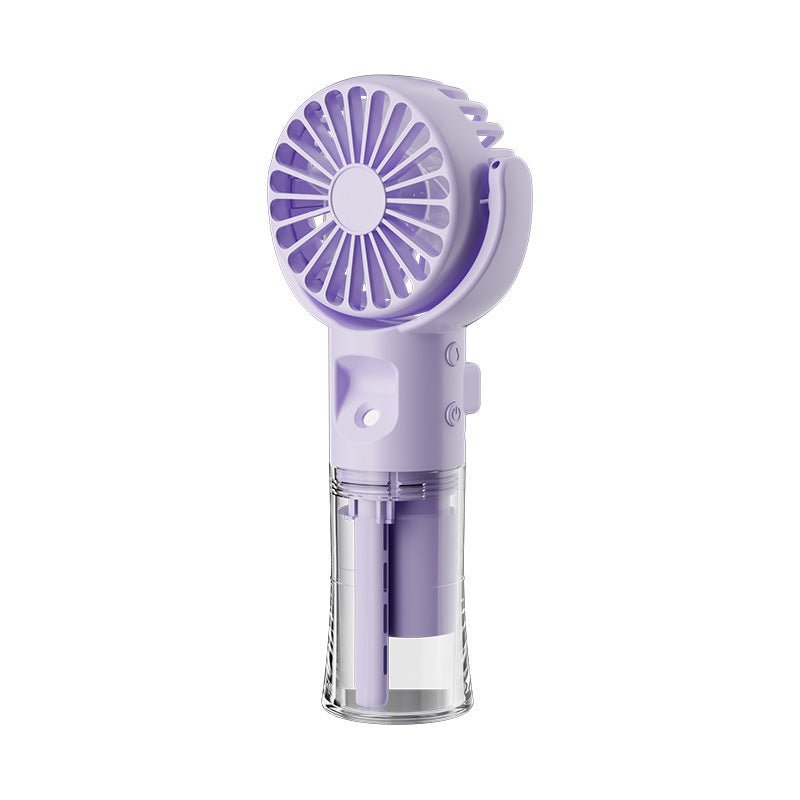 Portable Handheld Spray Fan 4-Speed Water Spray Mist Fan USB Charging - OneStore-Electronics and Accessories example prod