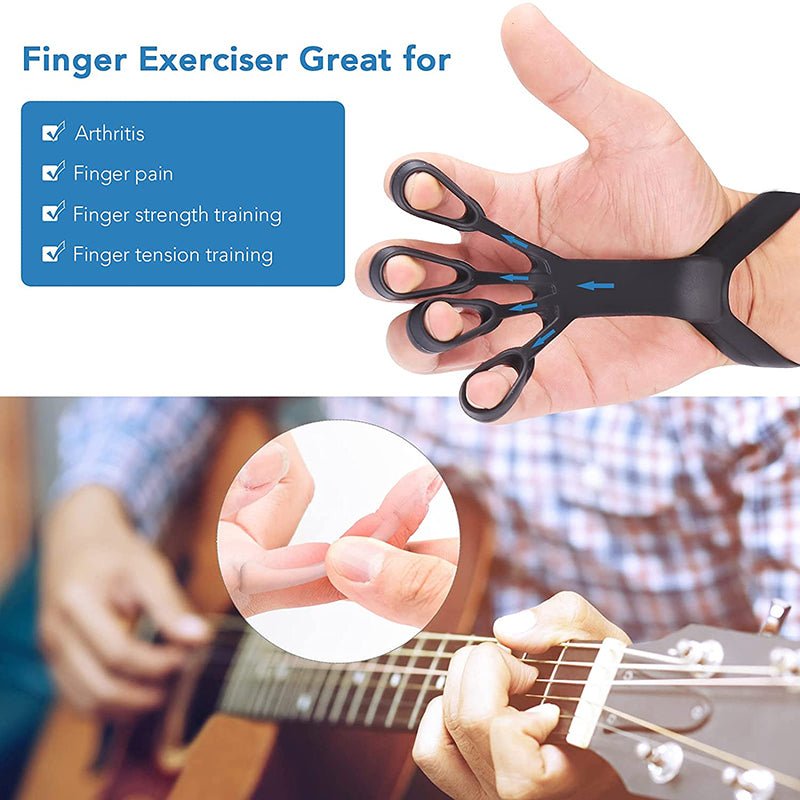 Silicone Grip Device Finger Exercise Stretcher Arthritis Hand Grip Trainer Strengthen Rehabilitation Training To Relieve Pain - OneStore-Home page