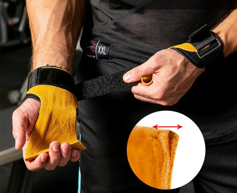 SKDK Hand Grips Gymnastics Gloves Grips Anti-Skid Gym Fitness Gloves Weight Lifting - OneStore-Home page