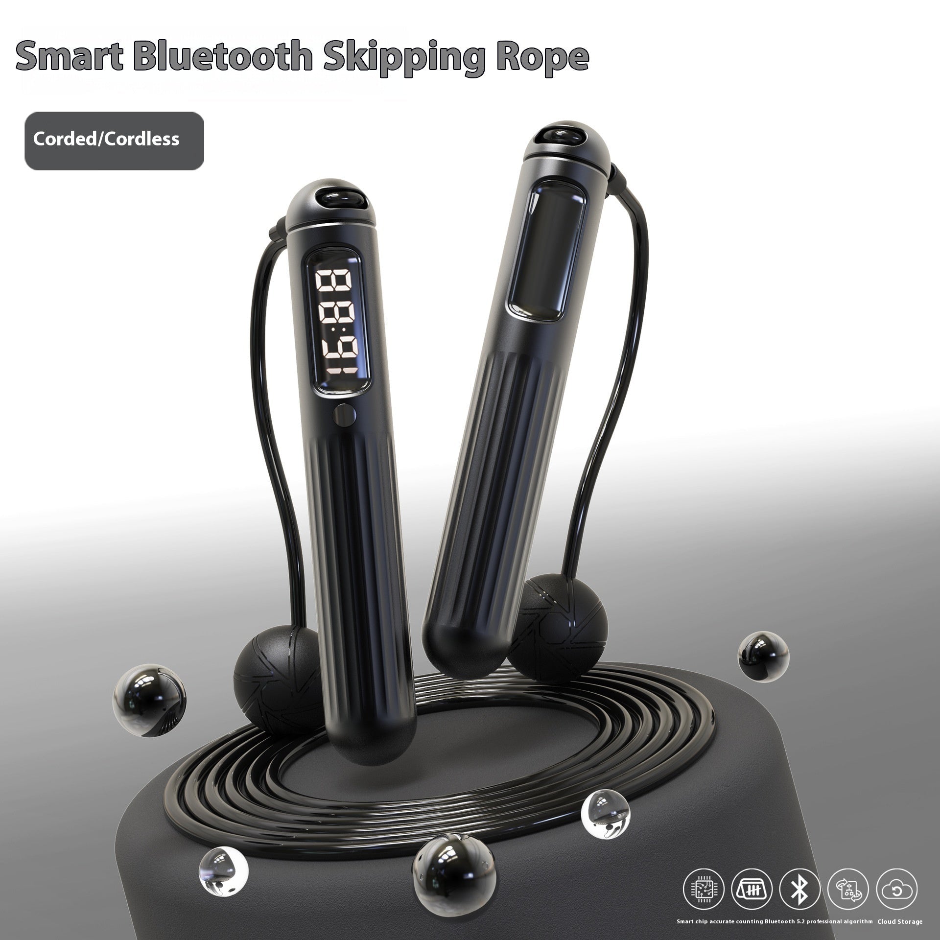 Smart Bluetooth Skipping Rope With CounterFitness Weight Bearing Ball - OneStore-Home page