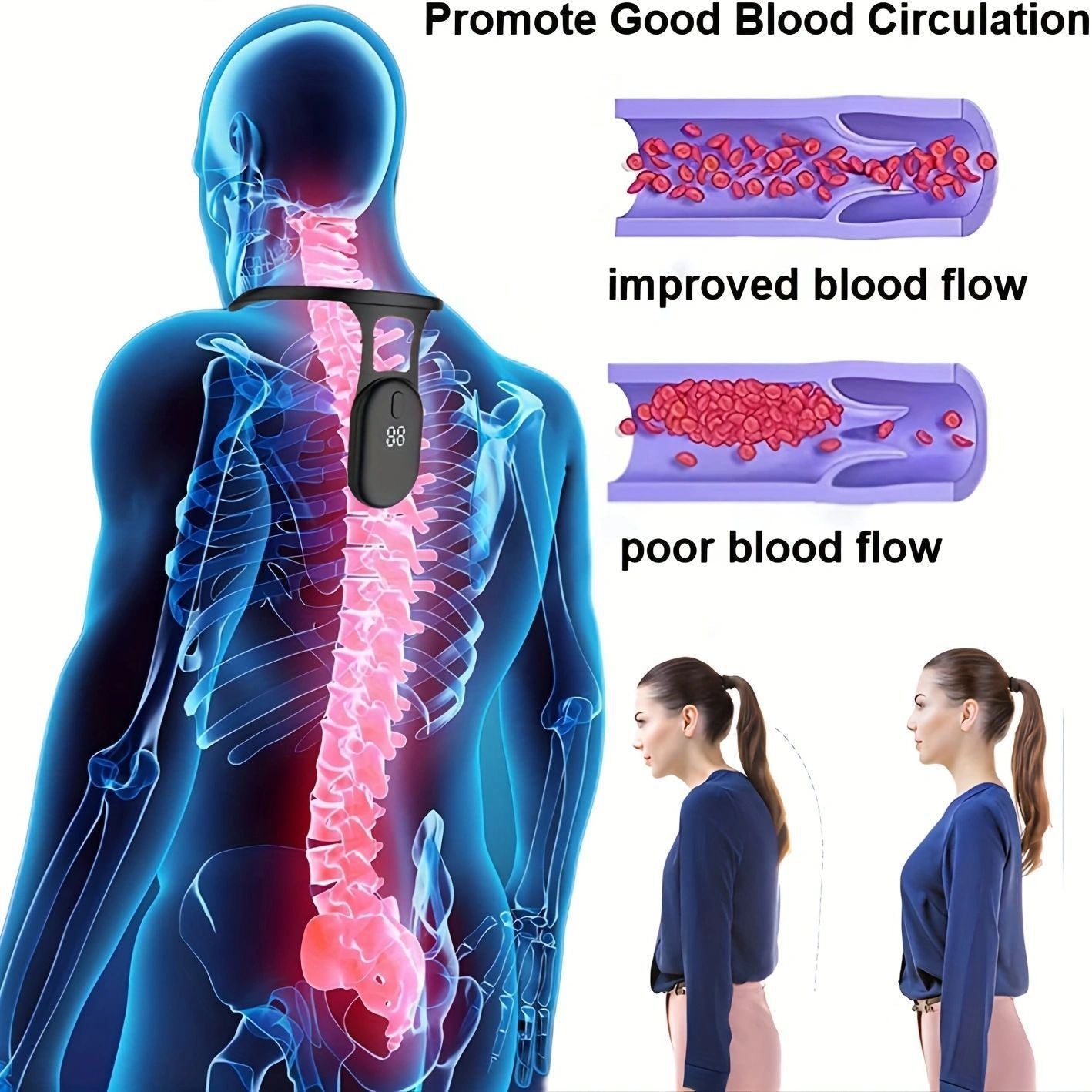 Smart Posture Corrector Device-Specially Designed For Kids & Children Real-Time Slouch Reminder - One Stores Hub-Home page