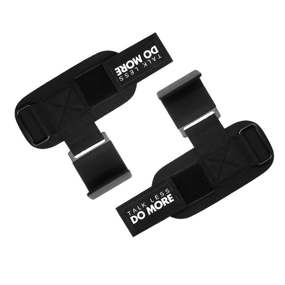 Weight Lifting Hook Grips Padded With Wrist Wraps Hand-Bar Powerlifting Gloves Heavy Duty Pull-ups Hooks Gym Training Straps - OneStore-Home page